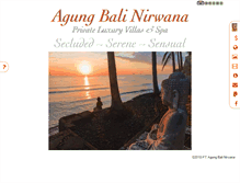 Tablet Screenshot of agung-bali-nirwana.com